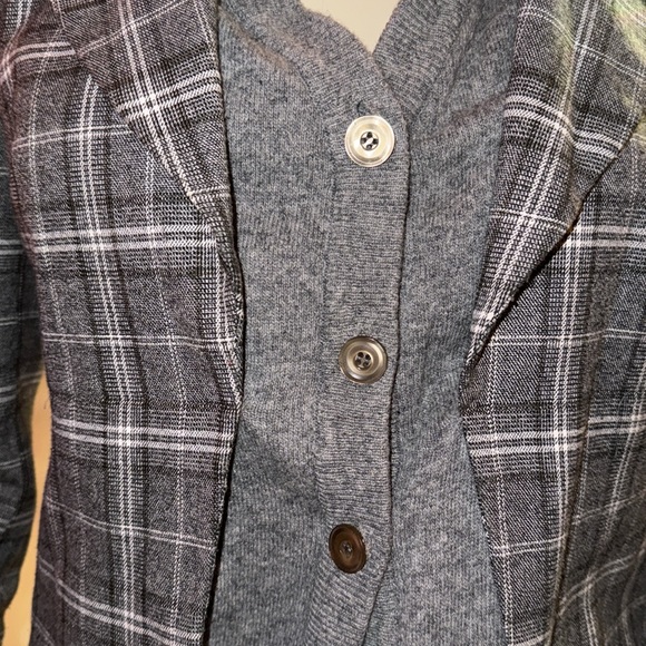 Gianfranco Ferre wool blazer with knit insert IT 40 - Picture 4 of 11